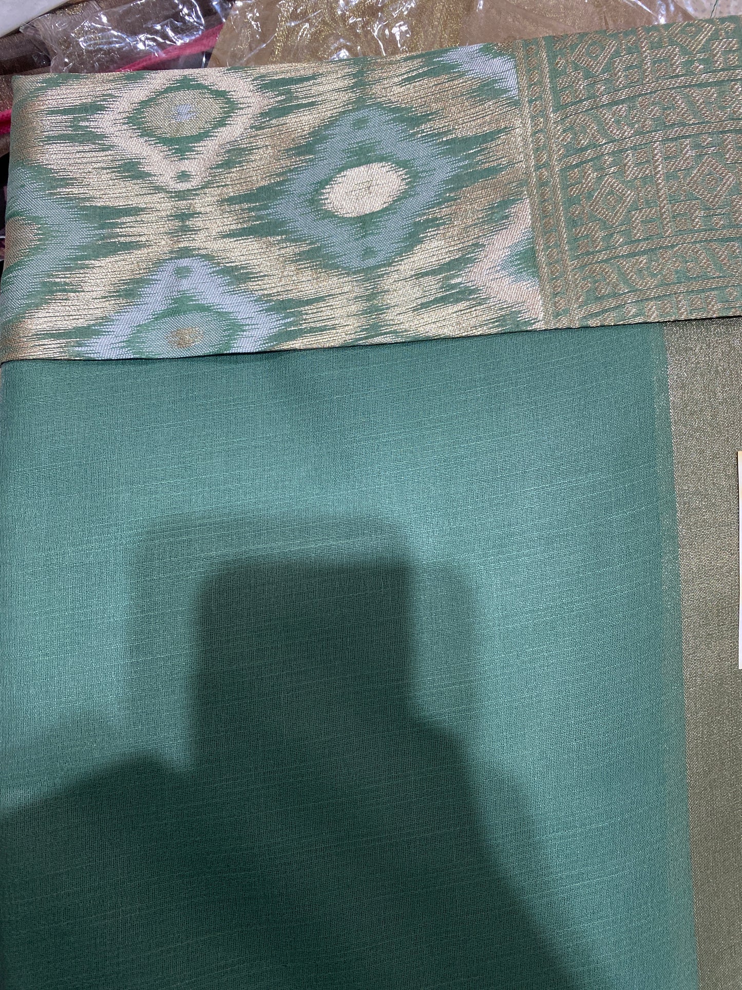 Handwoven Silk Saree with Subtle Zari Border and Pallu