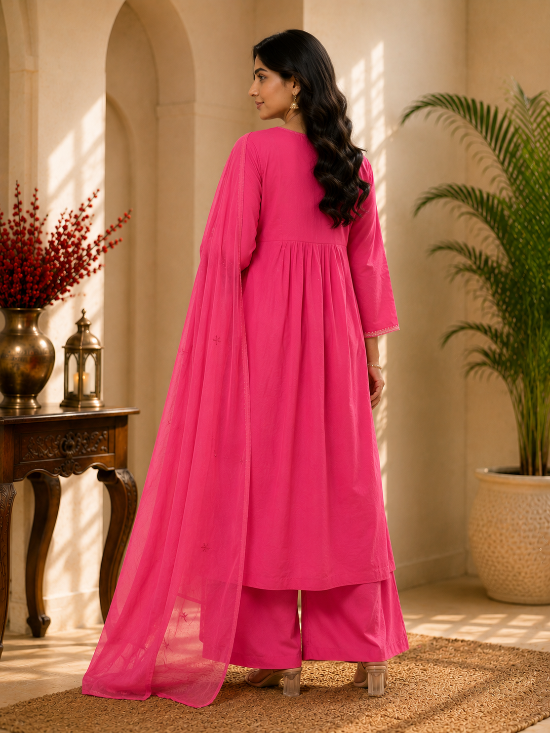 Gulnaar Charm Anarkali Set