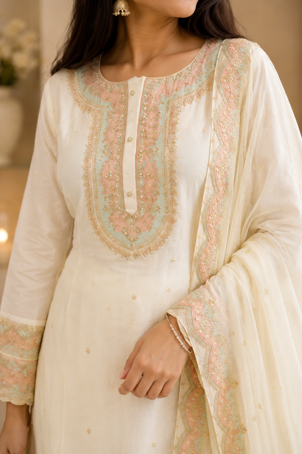 Noor Meher Anarkali Set