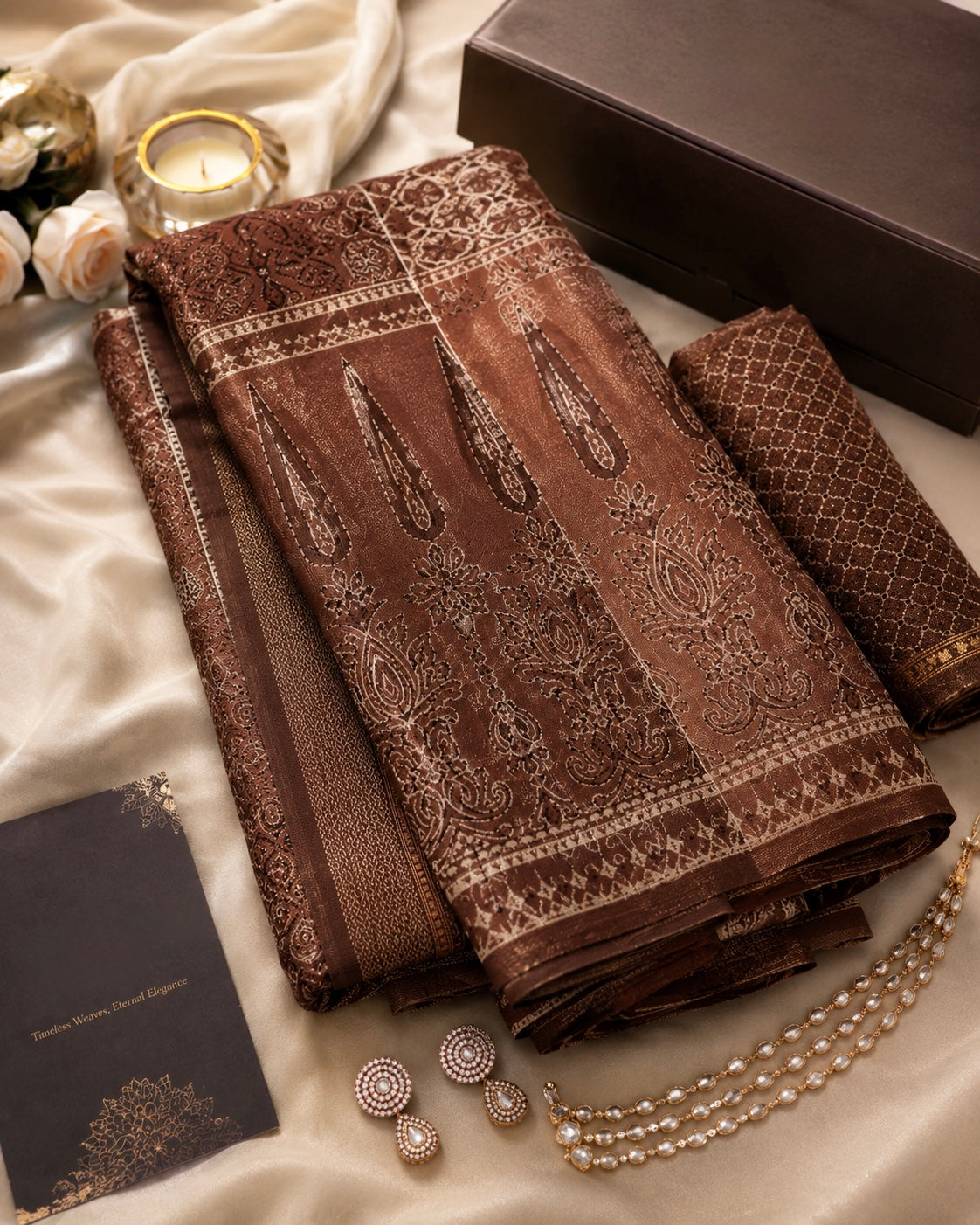 Cocoa Royale Heritage Saree