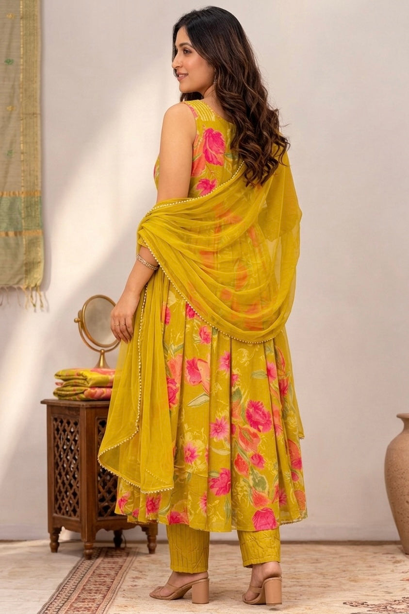 Sunshine Garden Anarkali Set