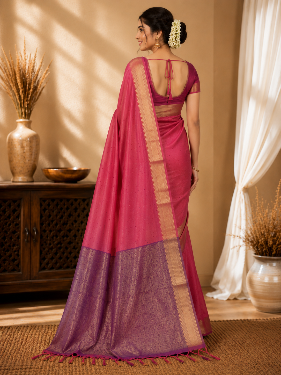 Regal Radiance Tissue Silk Saree