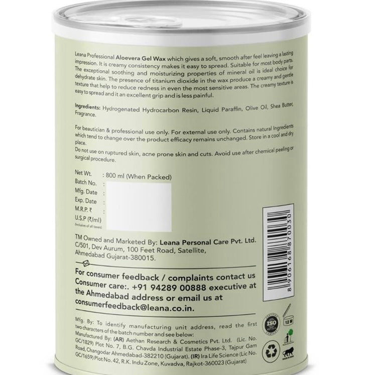 ALOEVERA Liposoluble Gel Wax (800 ml)