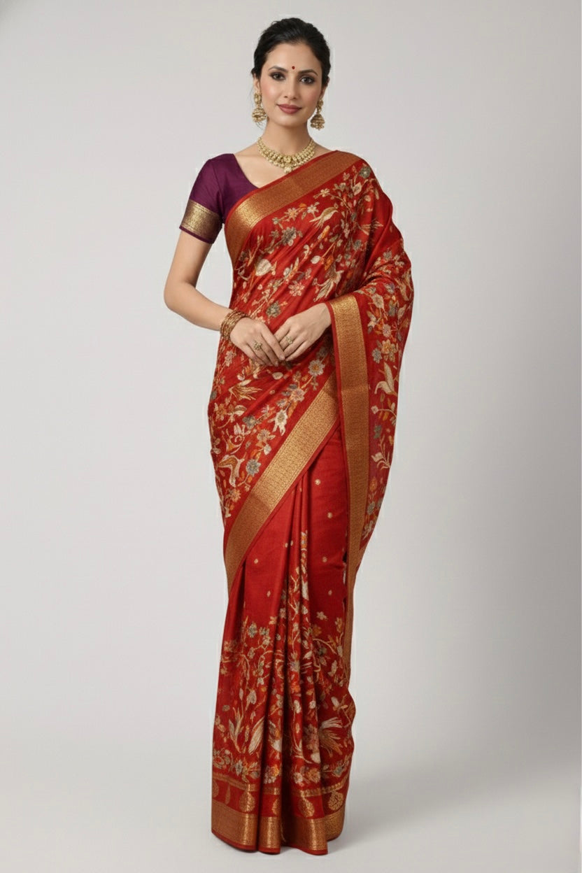 Regal Zari Garden Saree