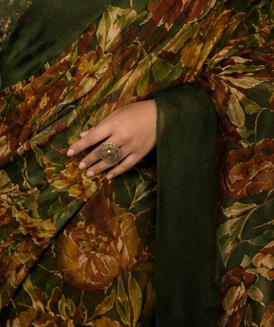Zareen Forest Bloom Saree