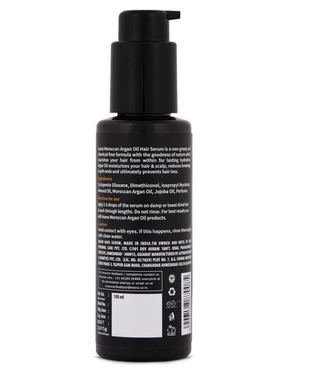 LEANA PROFESSIONAL Argan Nourishing Hair Serum