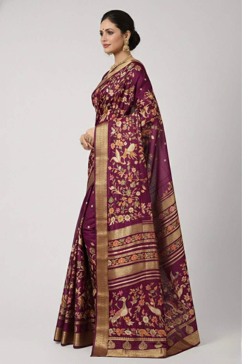 Regal Zari Garden Saree