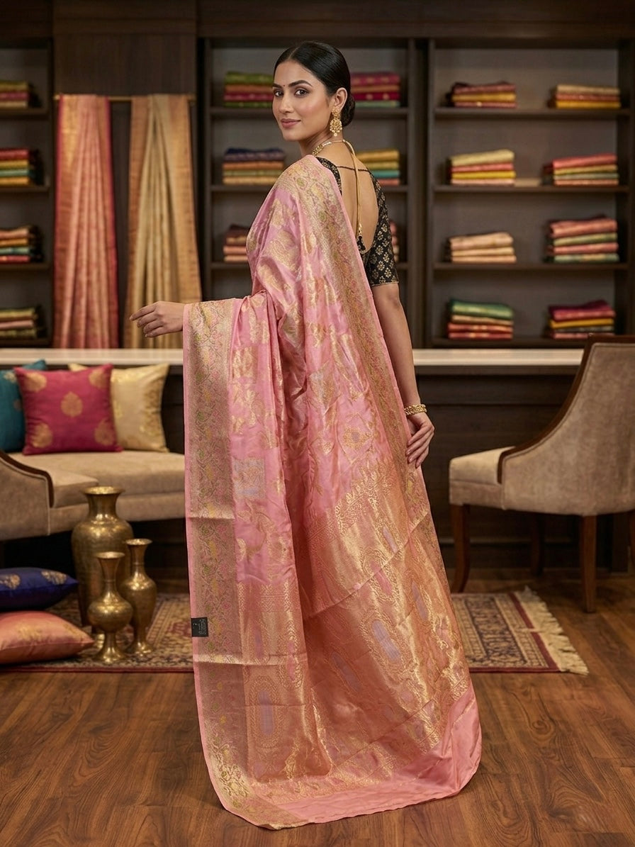 Royal Banarasi Zari Weaved Saree