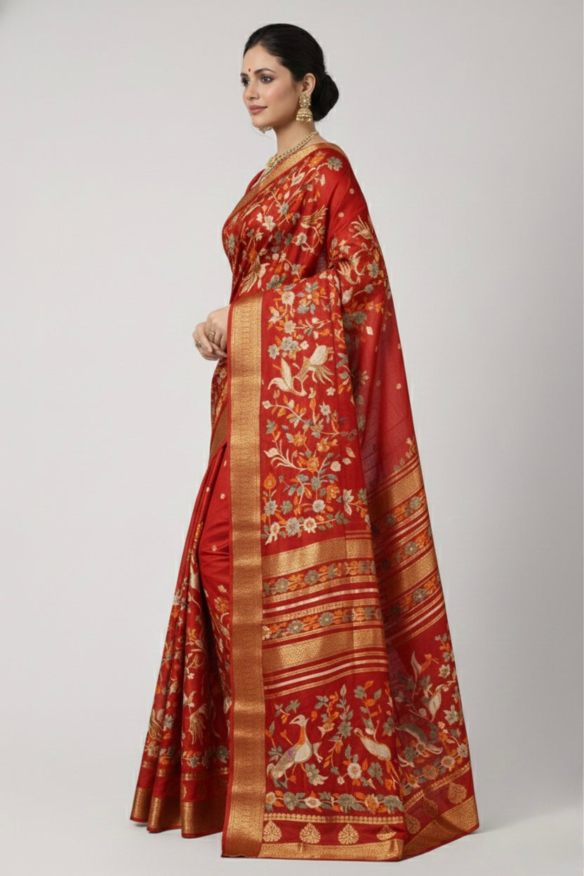 Regal Zari Garden Saree