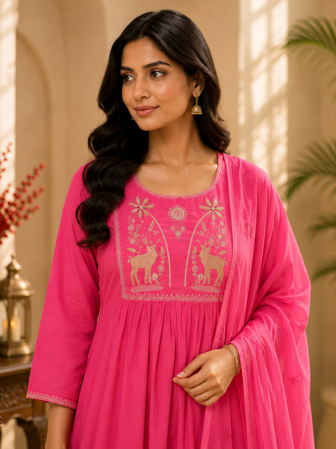 Gulnaar Charm Anarkali Set