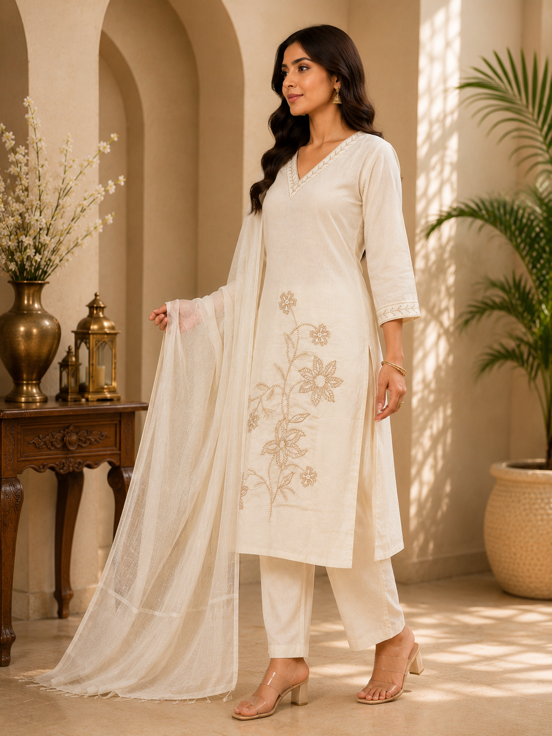 Ivory Bloom Elegance Set