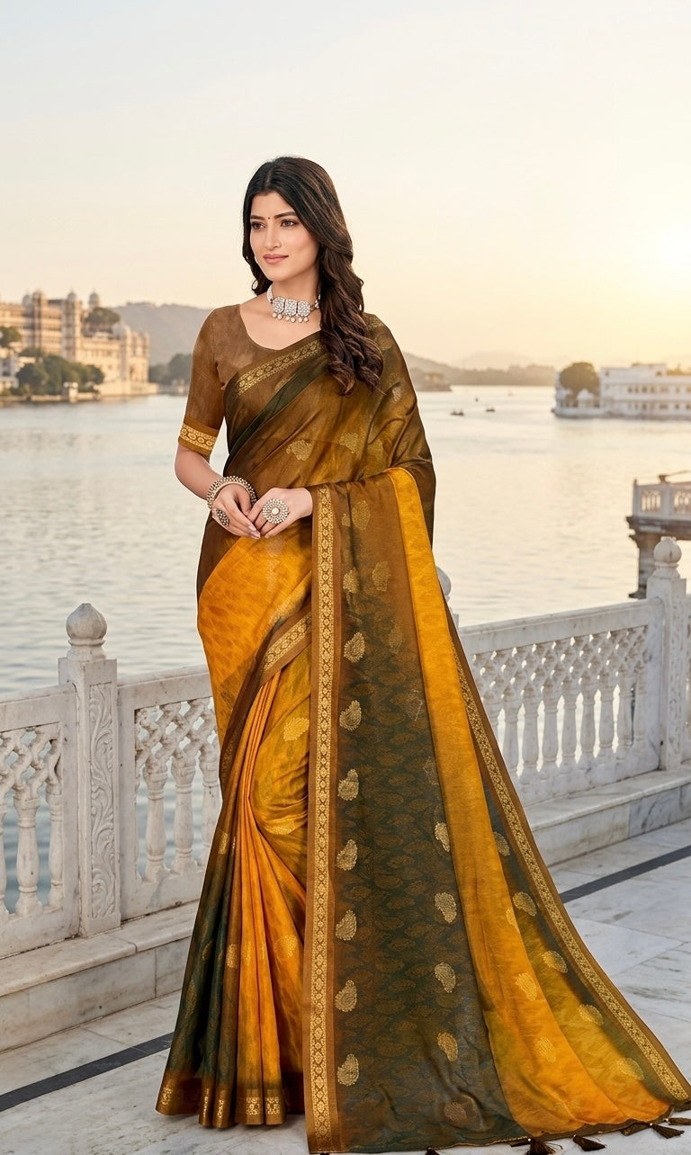 Royal Heritage Dual Tone Saree