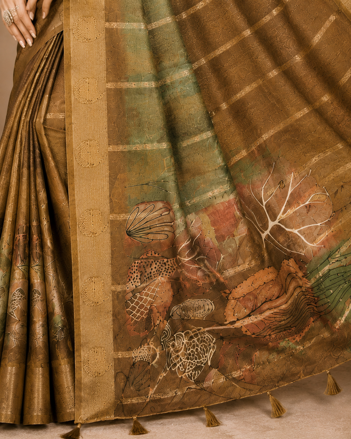 Olive Muse Regal Saree