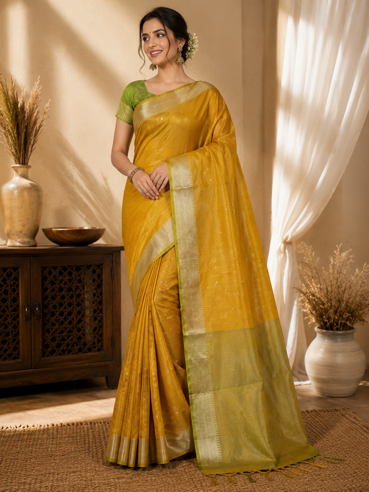 Regal Radiance Tissue Silk Saree