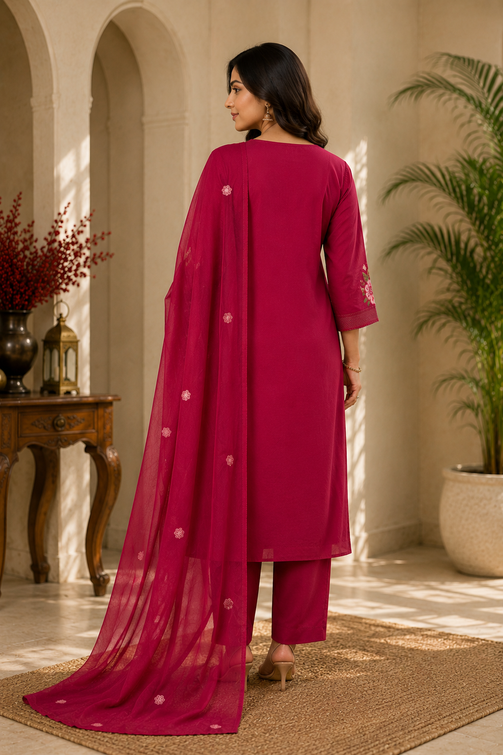 Rangrez Ruby Suit Set