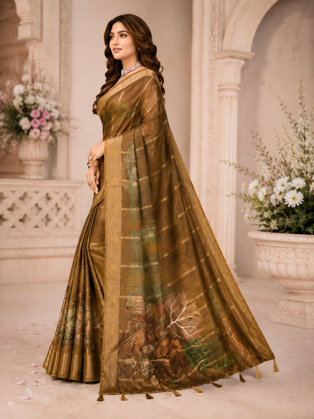 Olive Muse Regal Saree