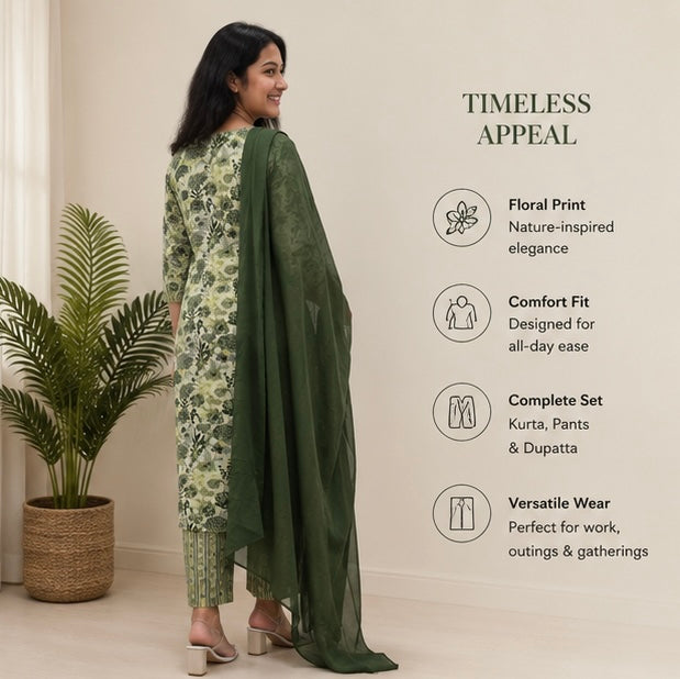 Olive Garden Suit Set