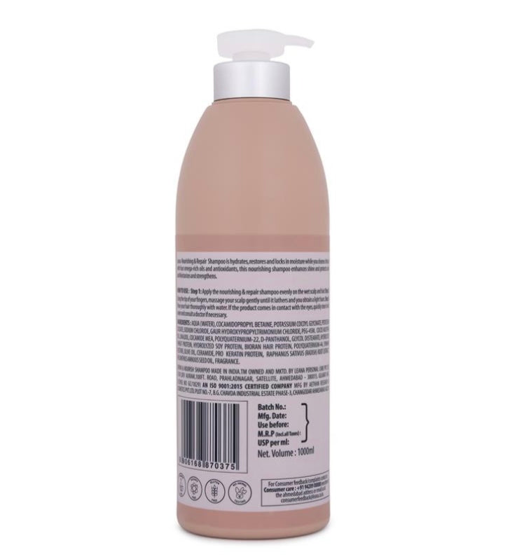 LEANA PROFESSIONAL Nourishing Therapy Shampoo