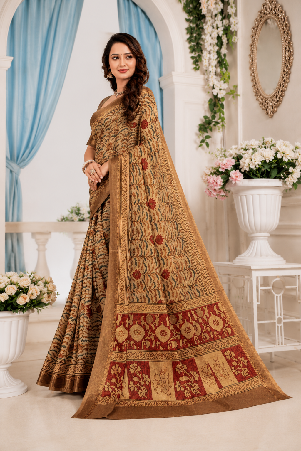 Sandstone Veil Artisan Saree