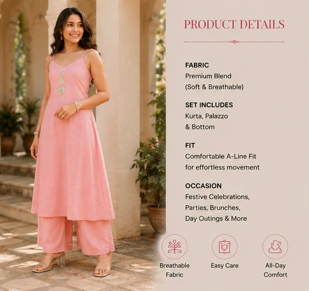 Blush Aura Mirror Set