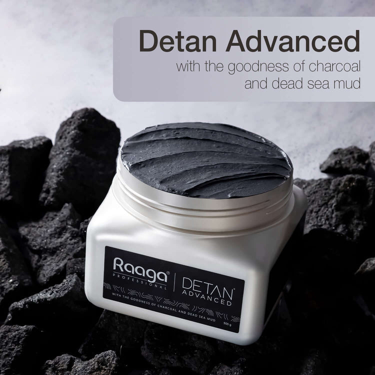 De-Tan Advanced Pack | Charcoal and Dead Sea Mud | Healthy and Radiant Skin (500g)