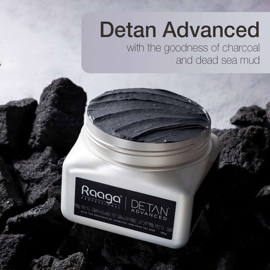 De-Tan Advanced Pack | Charcoal and Dead Sea Mud | Healthy and Radiant Skin (500g)