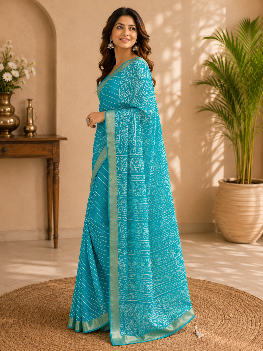 Neelkamal Leheriya Grace Saree
