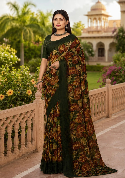 Zareen Forest Bloom Saree