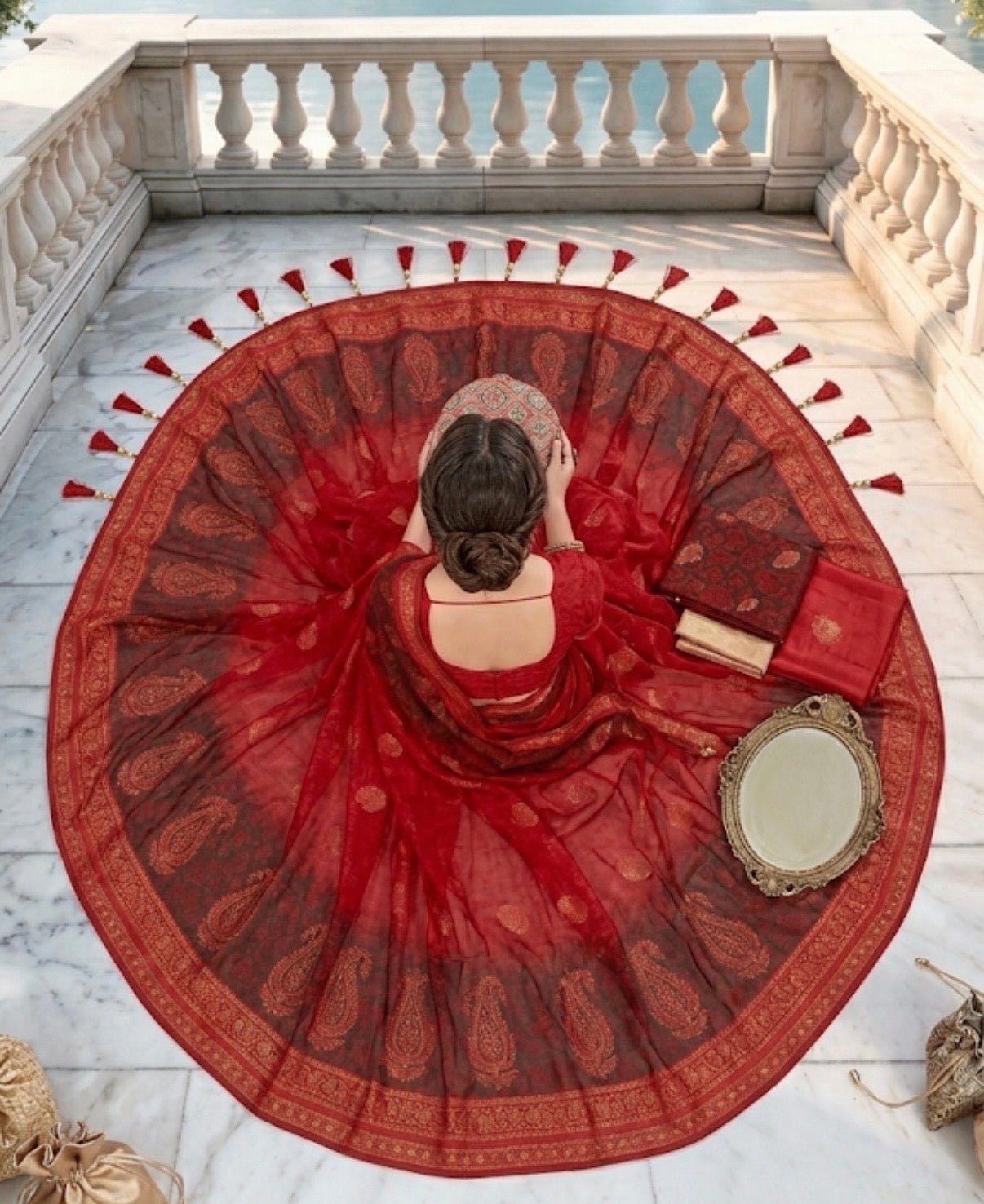 Royal Heritage Dual Tone Saree