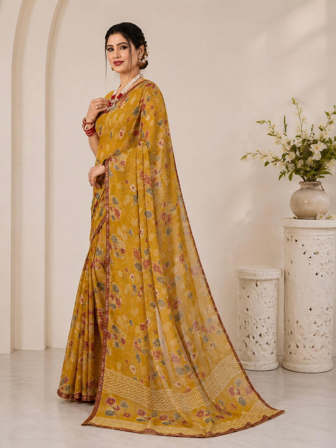 Zaria Bloom Saree
