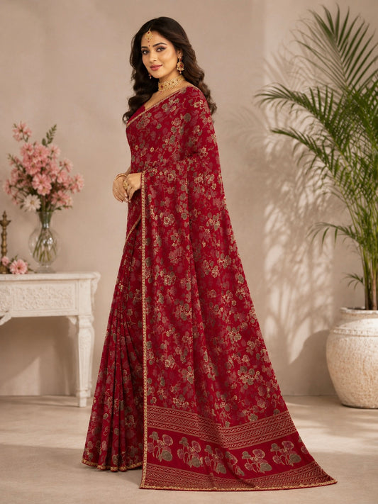 Zaria Bloom Saree