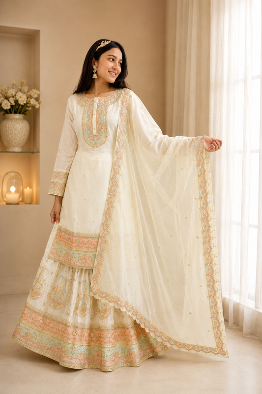 Noor Meher Anarkali Set