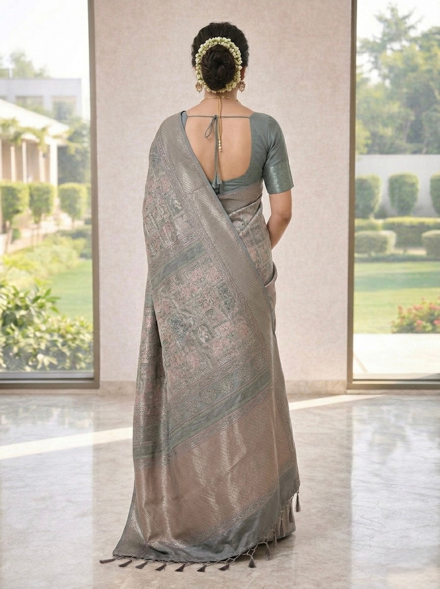 Rajwada Heritage Silk Saree