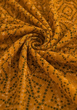 Kesari Heritage Bhandej Handloom Saree