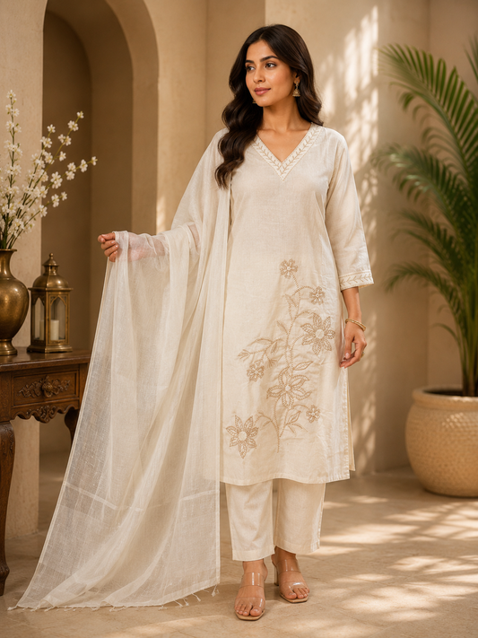 Ivory Bloom Elegance Set