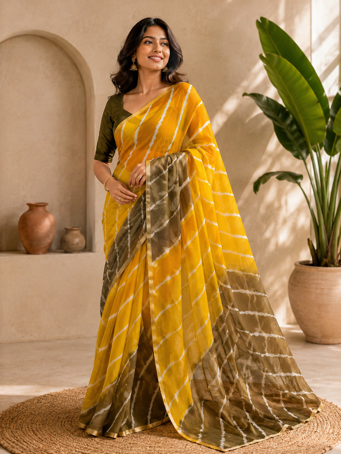 Drift Leheriya Saree