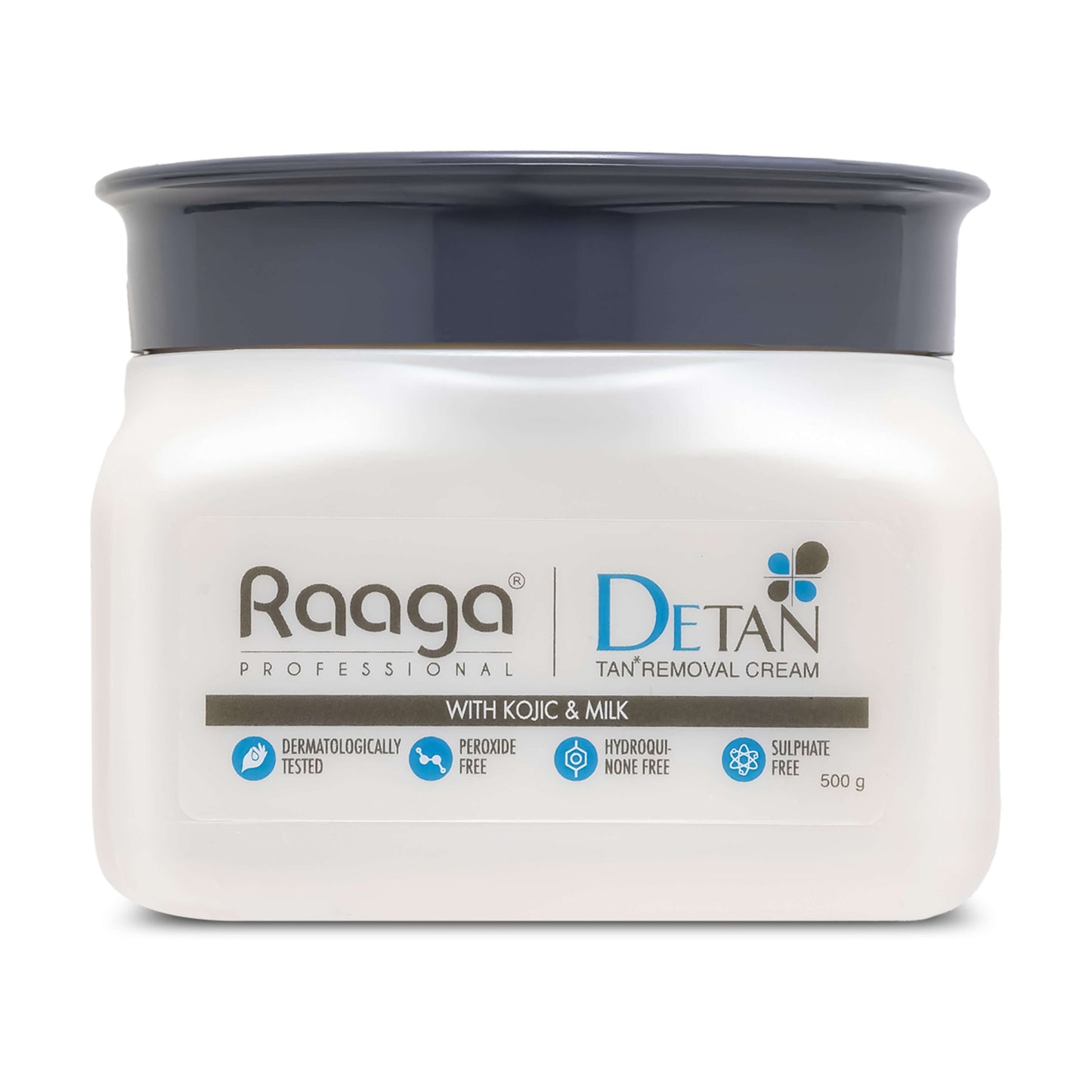 Raaga Professional De-Tan Pack | Tan Removal Cream with Kojic and Milk (500 gm)