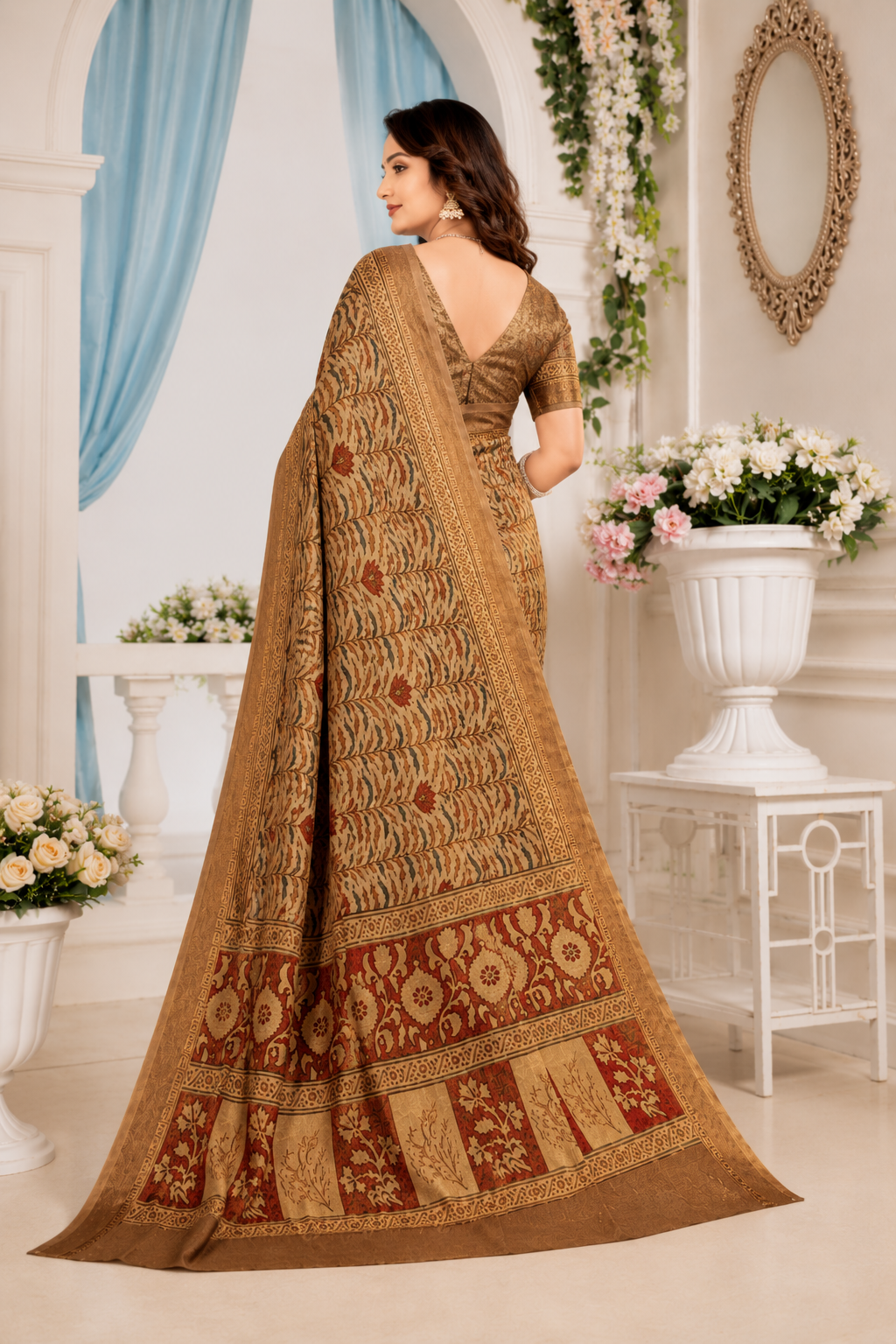 Sandstone Veil Artisan Saree