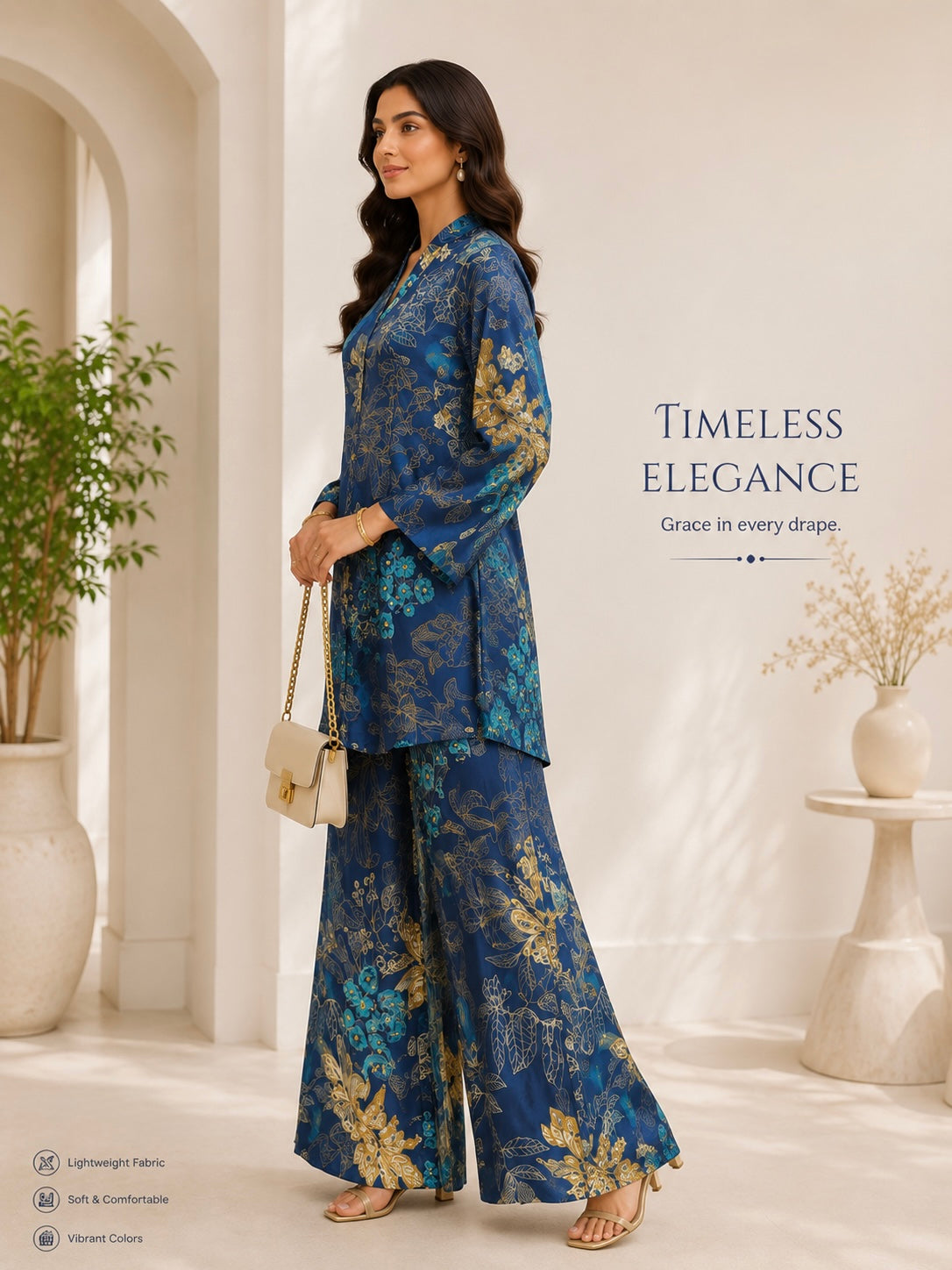 Royal Bloom Co-ord Set