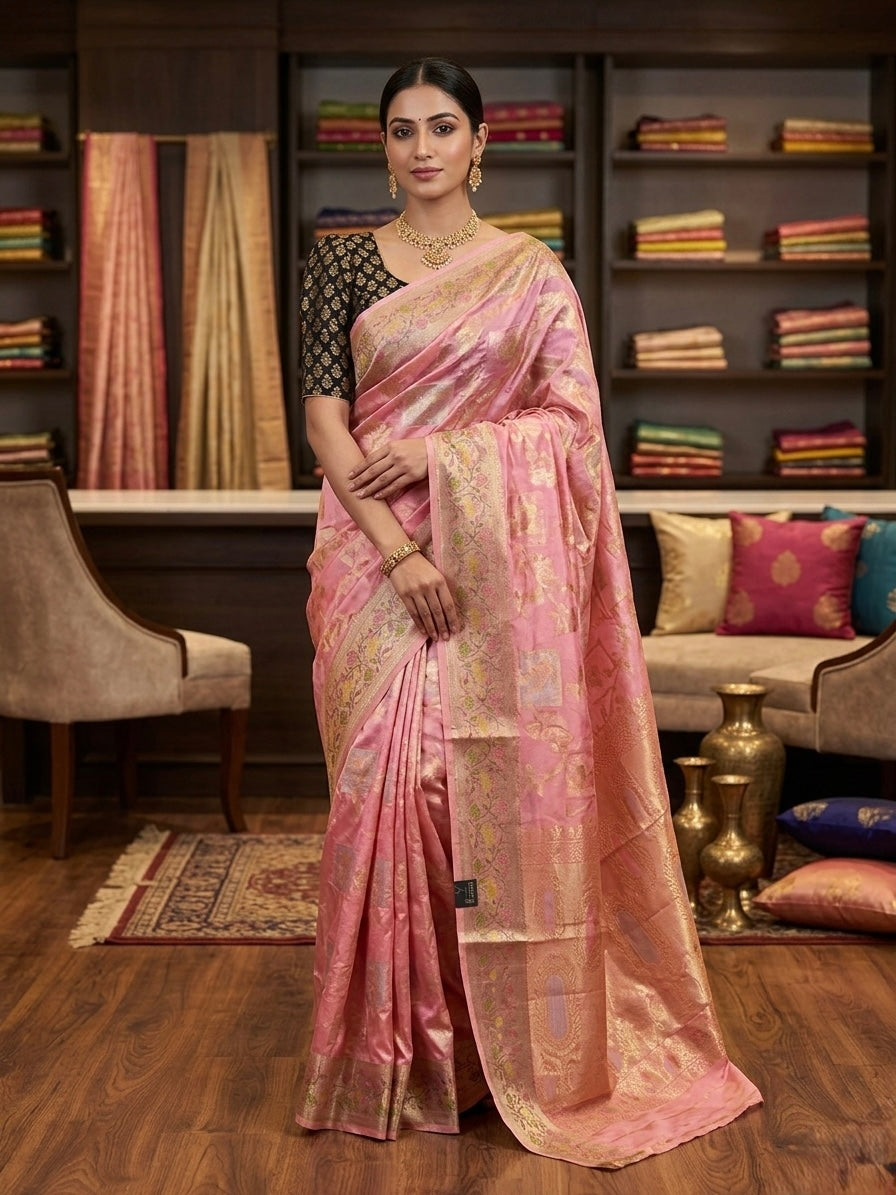 Royal Banarasi Zari Weaved Saree