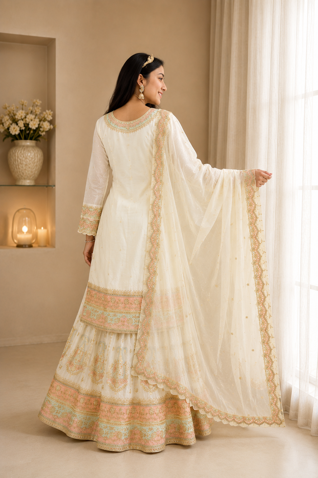 Noor Meher Anarkali Set