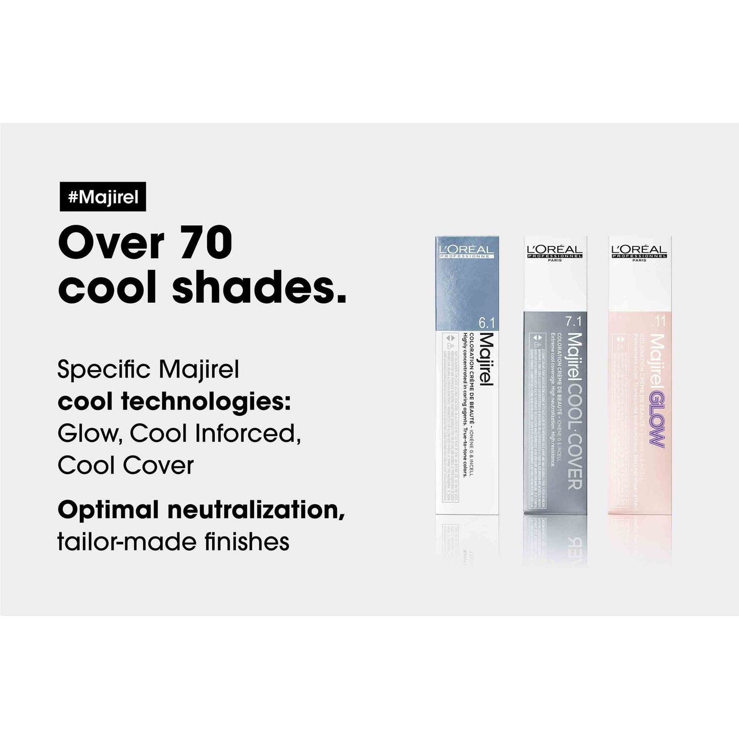 Majirel, the iconic professional and permanent hair colour (49.5g)