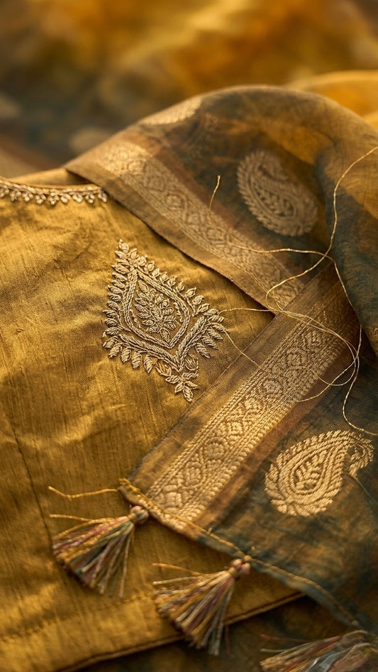 Royal Heritage Dual Tone Saree