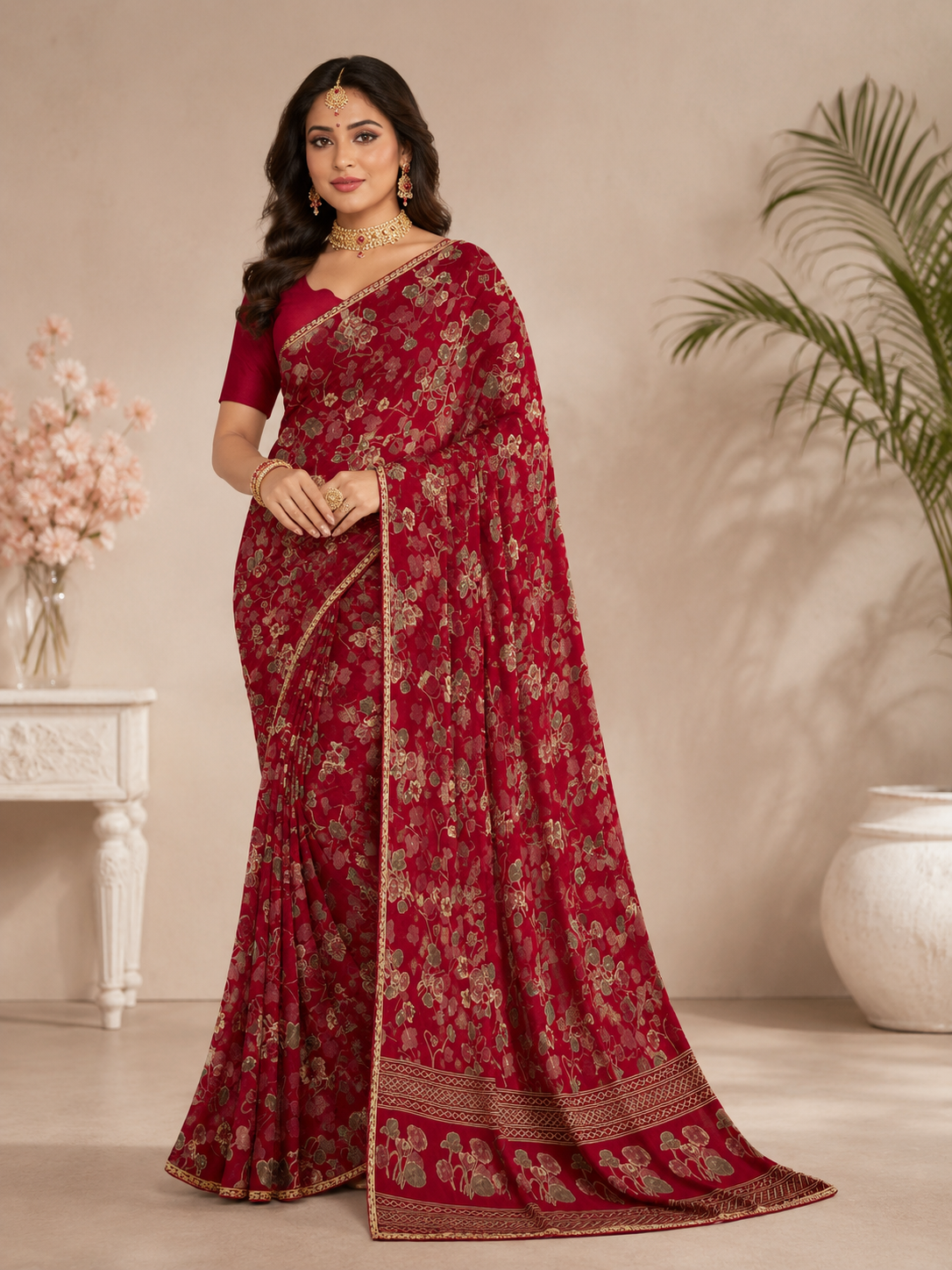 Zaria Bloom Saree