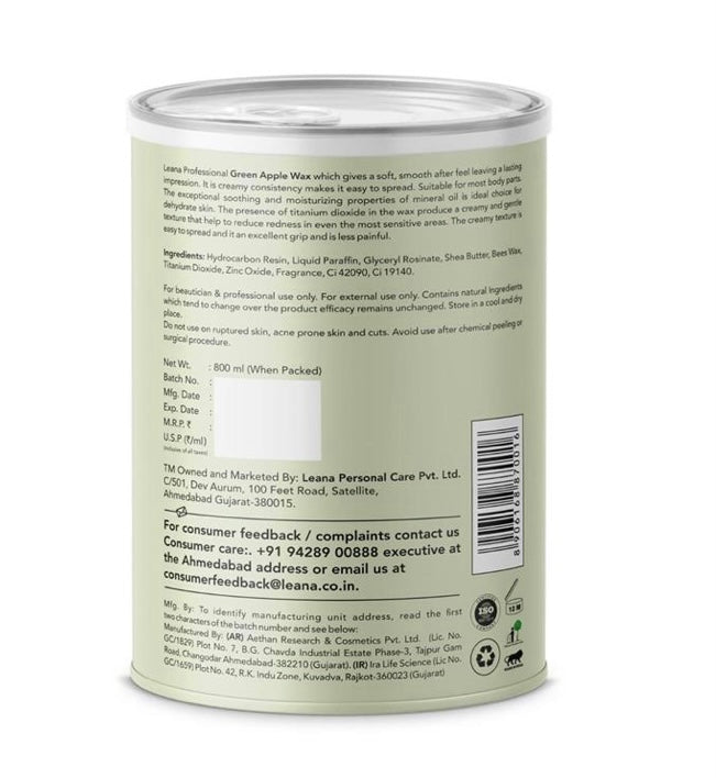 GREEN APPLE Liposoluble Wax (800 ml)