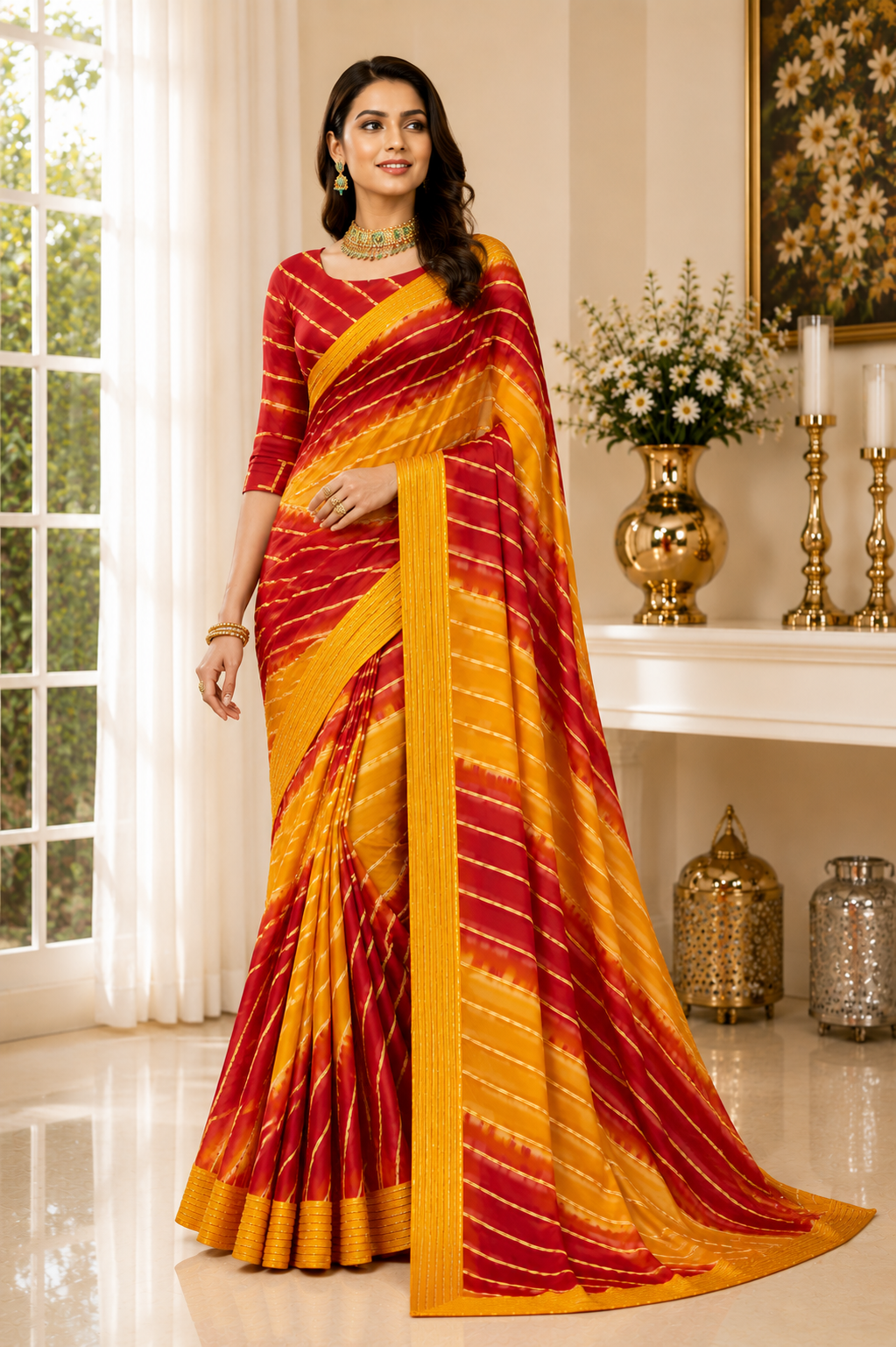 Radiant Leher Grace Saree