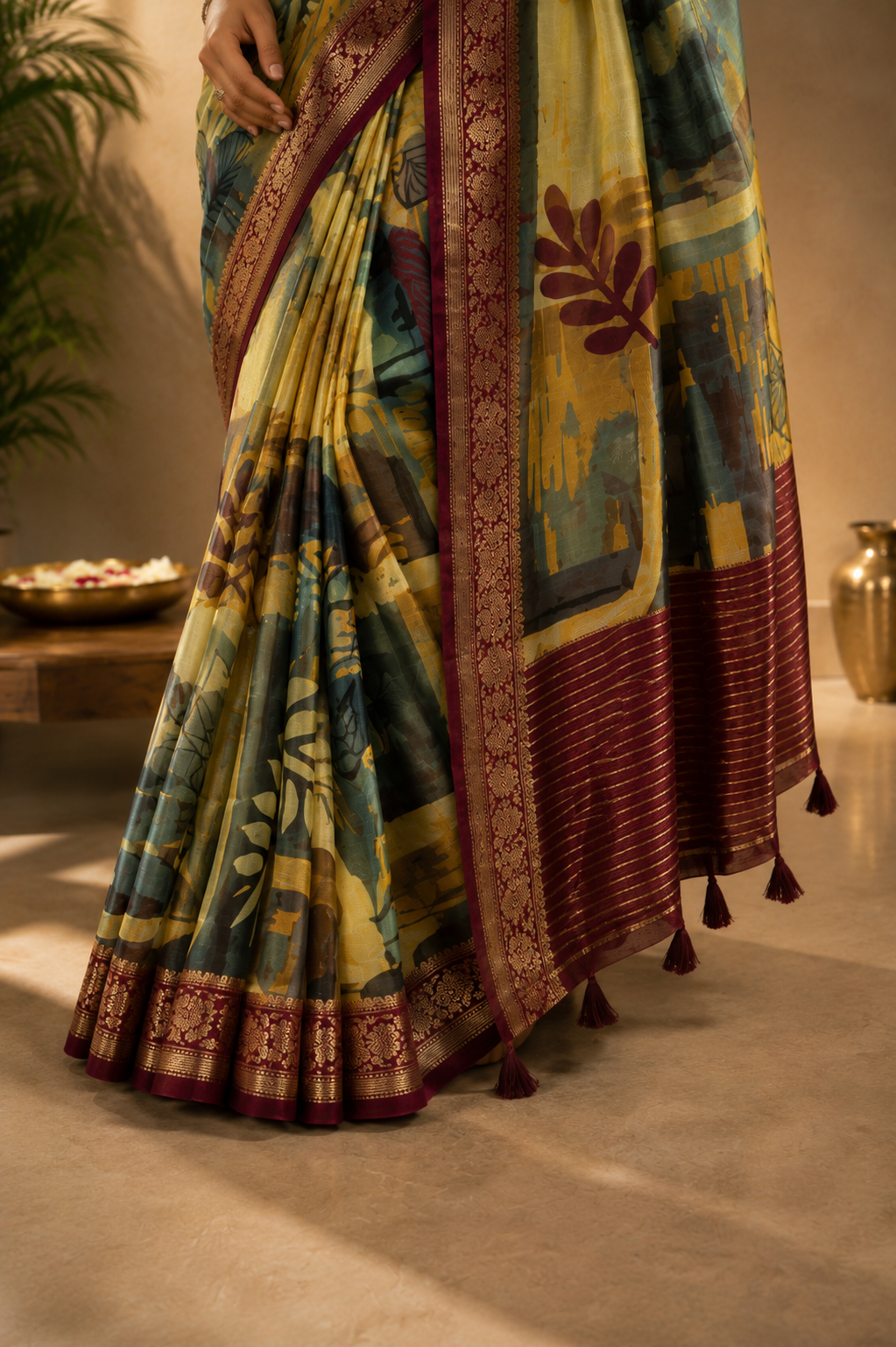 Rustic Muse Art Saree