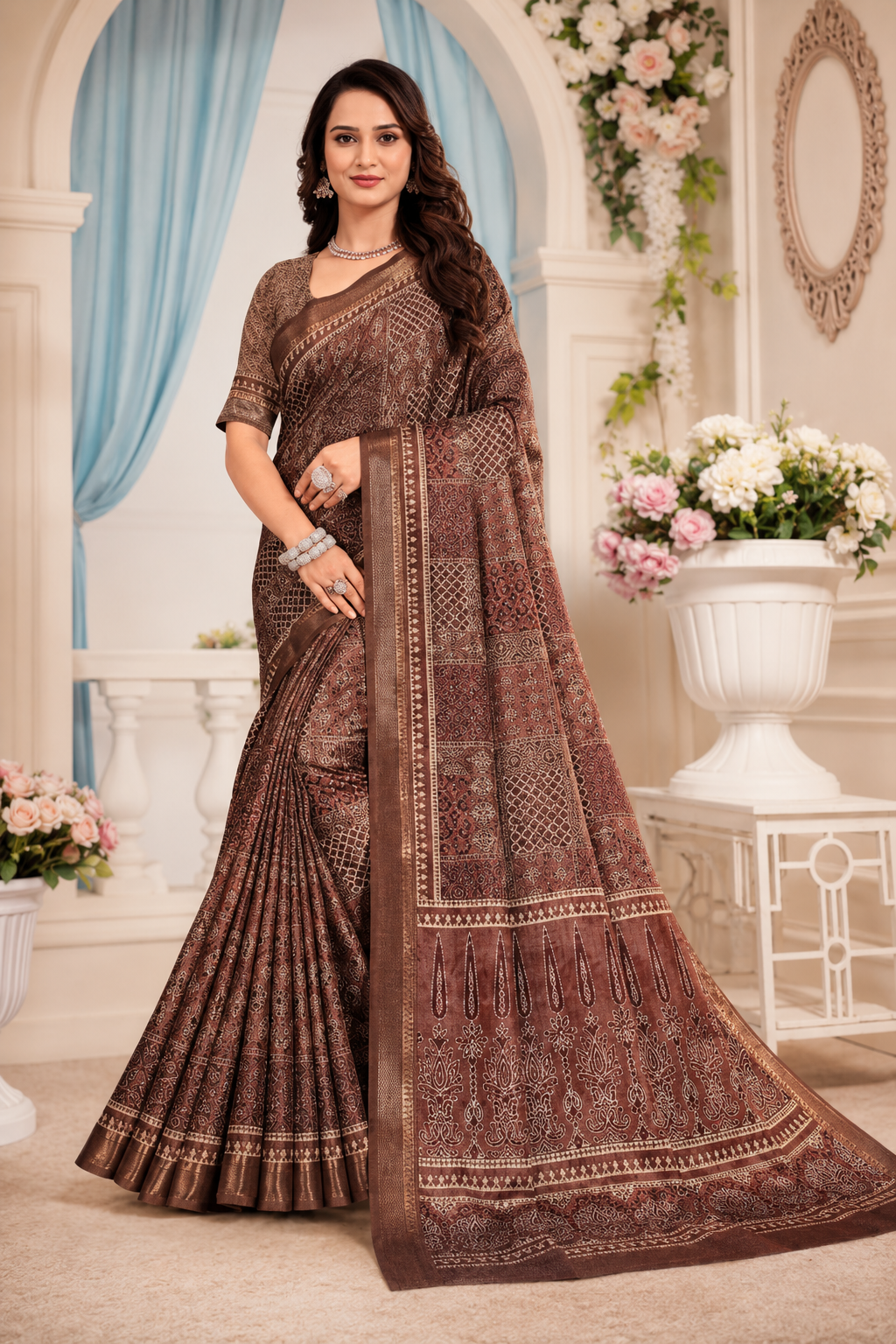Cocoa Royale Heritage Saree