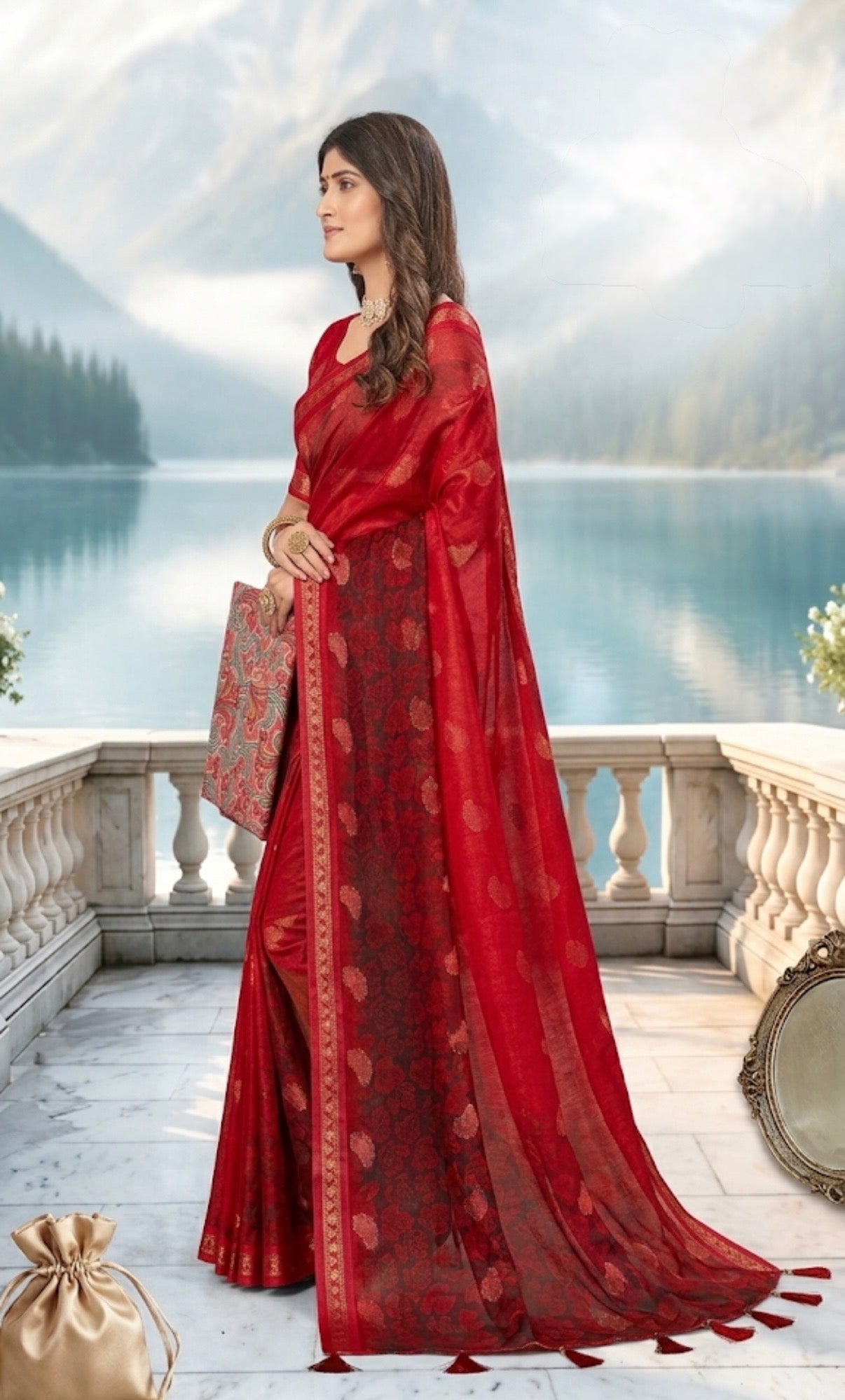 Royal Heritage Dual Tone Saree