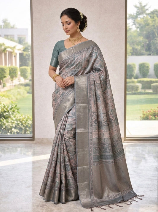 Rajwada Heritage Silk Saree